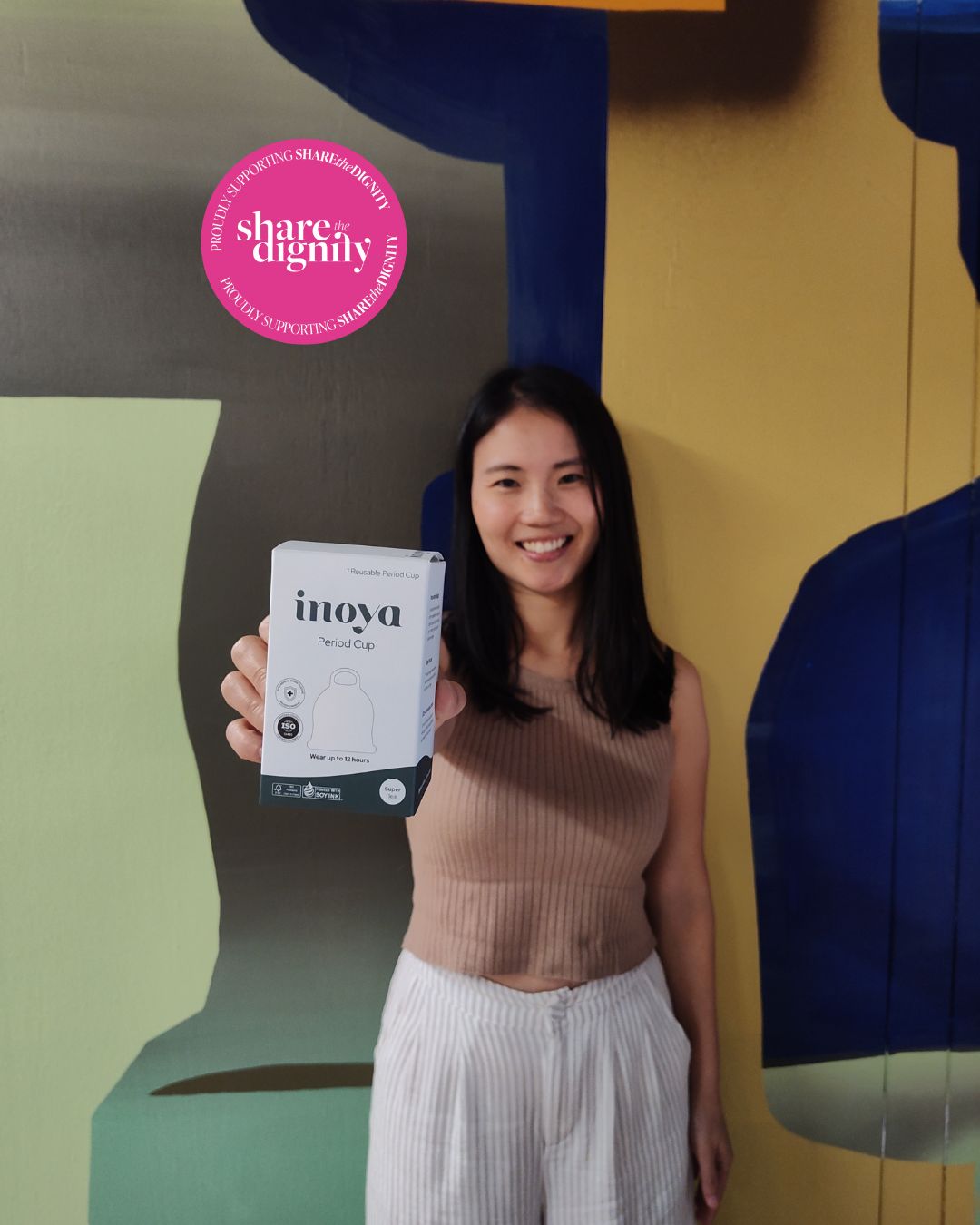 Inoya Buy 1 Give 1 for dignity campaign