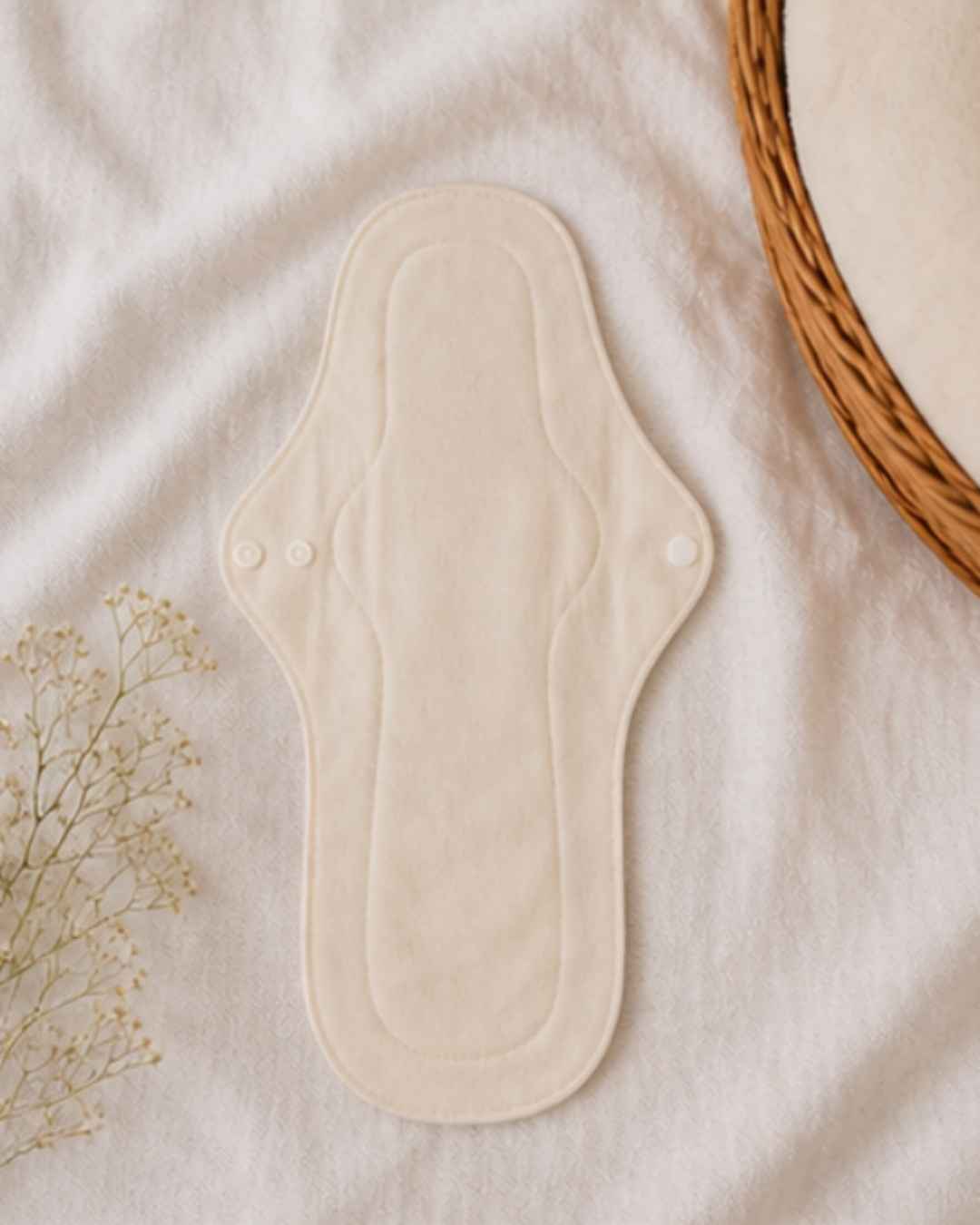 Organic Cotton Reusable Pads - Overnight - Inoya