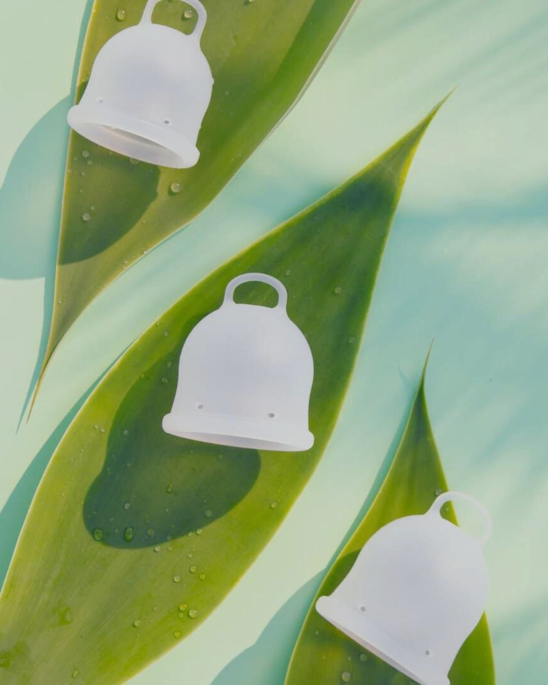 Inoya menstrual cups in 3 different sizes 