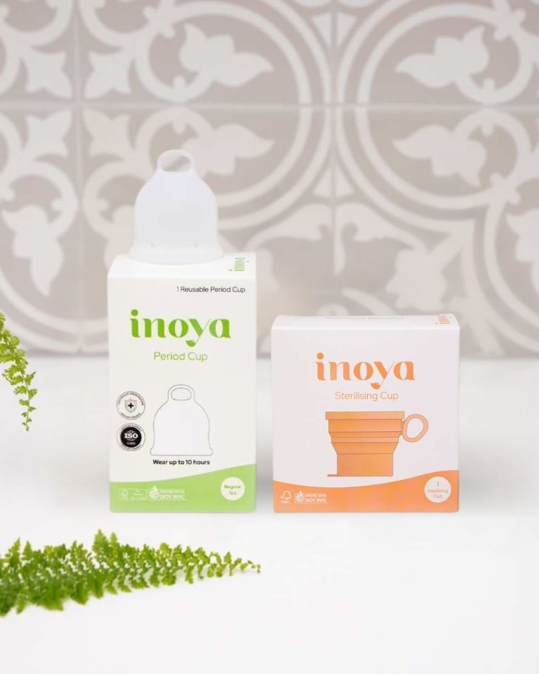 Inoya Duo l Period Cup + Steriliser - Inoya