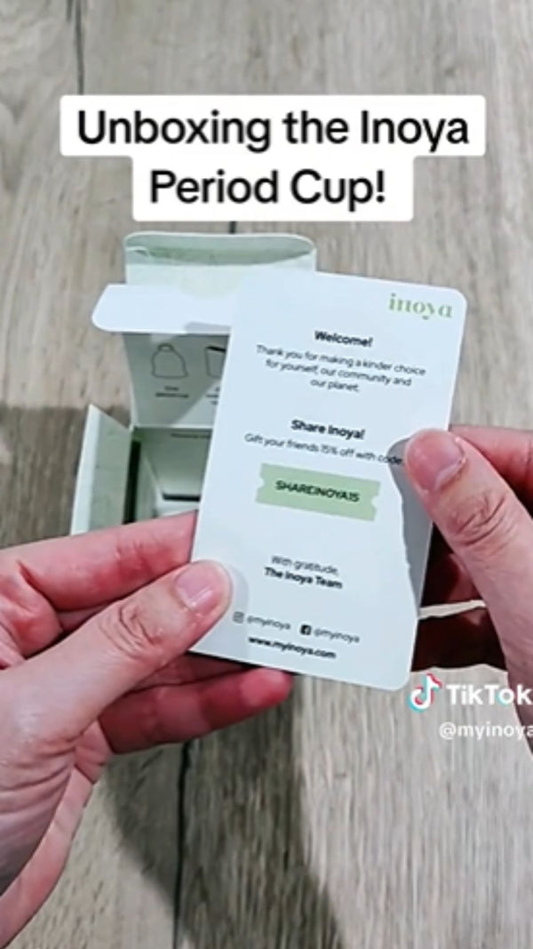 Unboxing Inoya period cup 